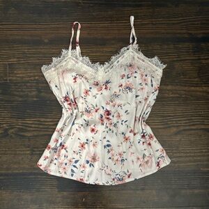 Hollister Floral Lace Cami